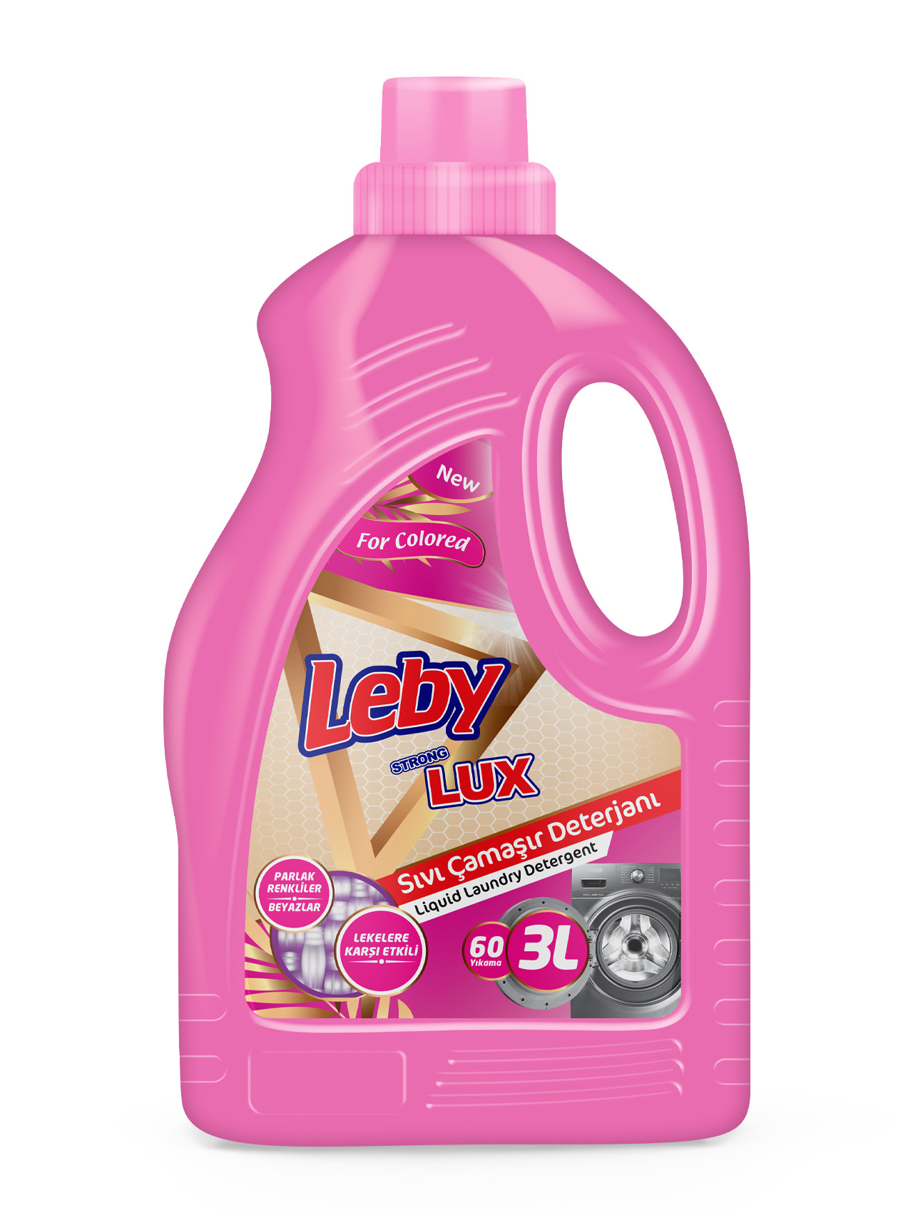 Leby Renkliler İçin Sıvı Çamaşır Deterjanı 3 LT