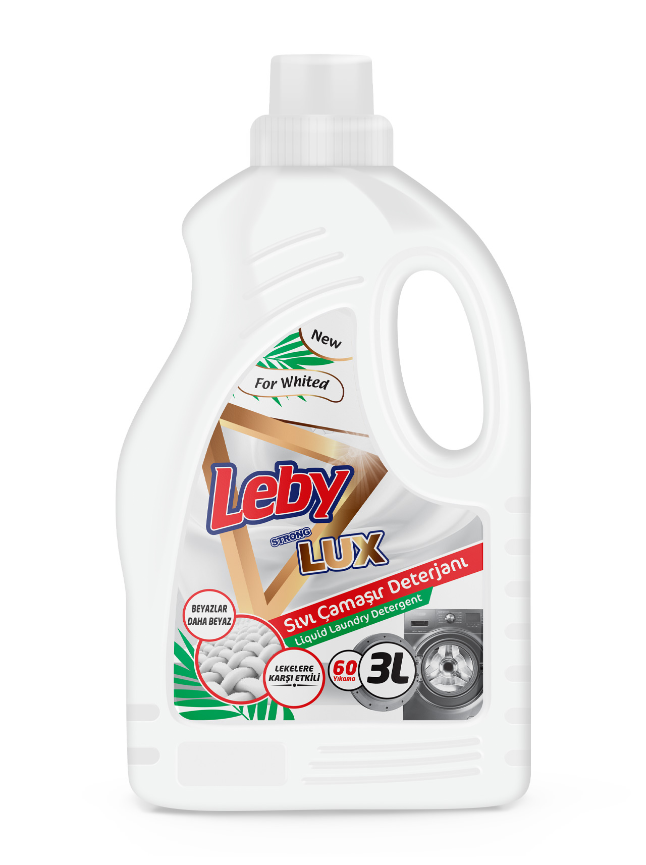 Leby Beyazlar İçin Sıvı Çamaşır Deterjanı 3 LT