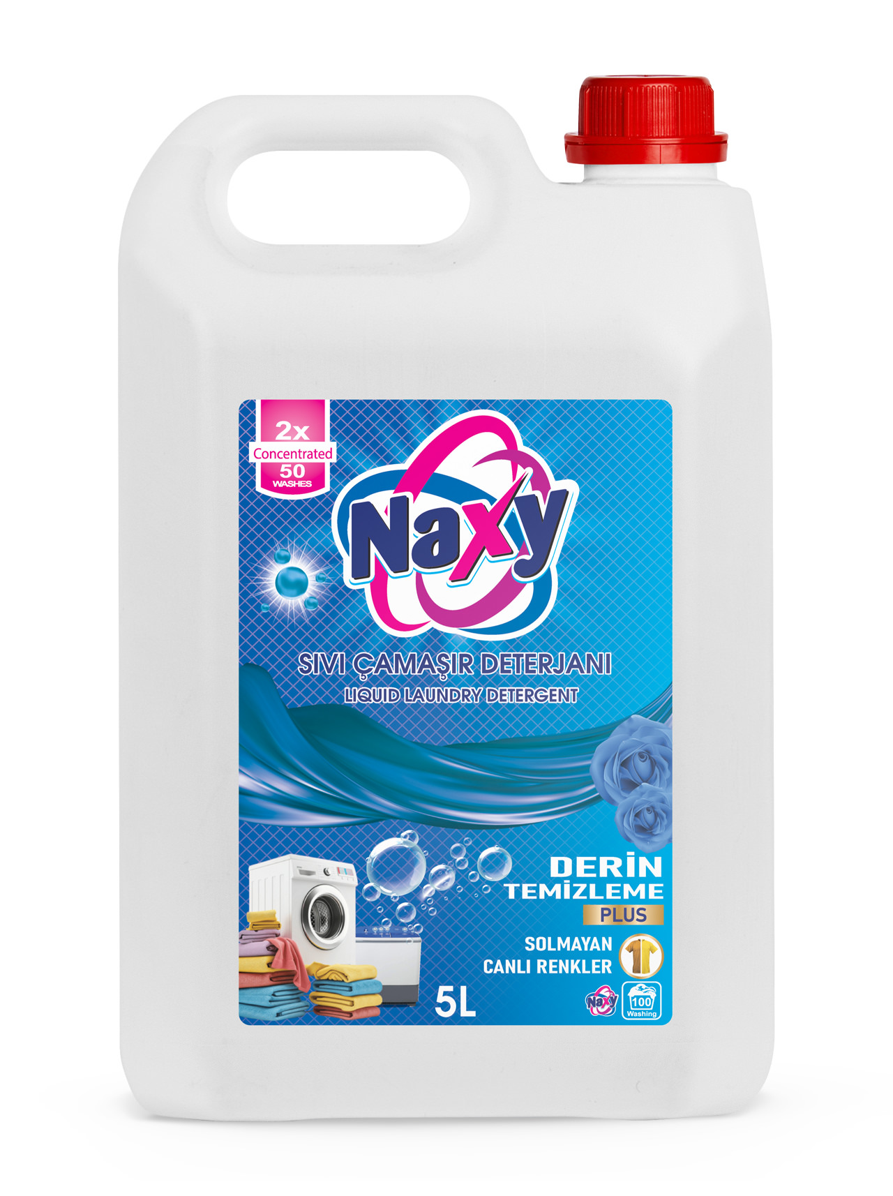 Naxy Sıvı Çamaşır Deterjanı 5 LT