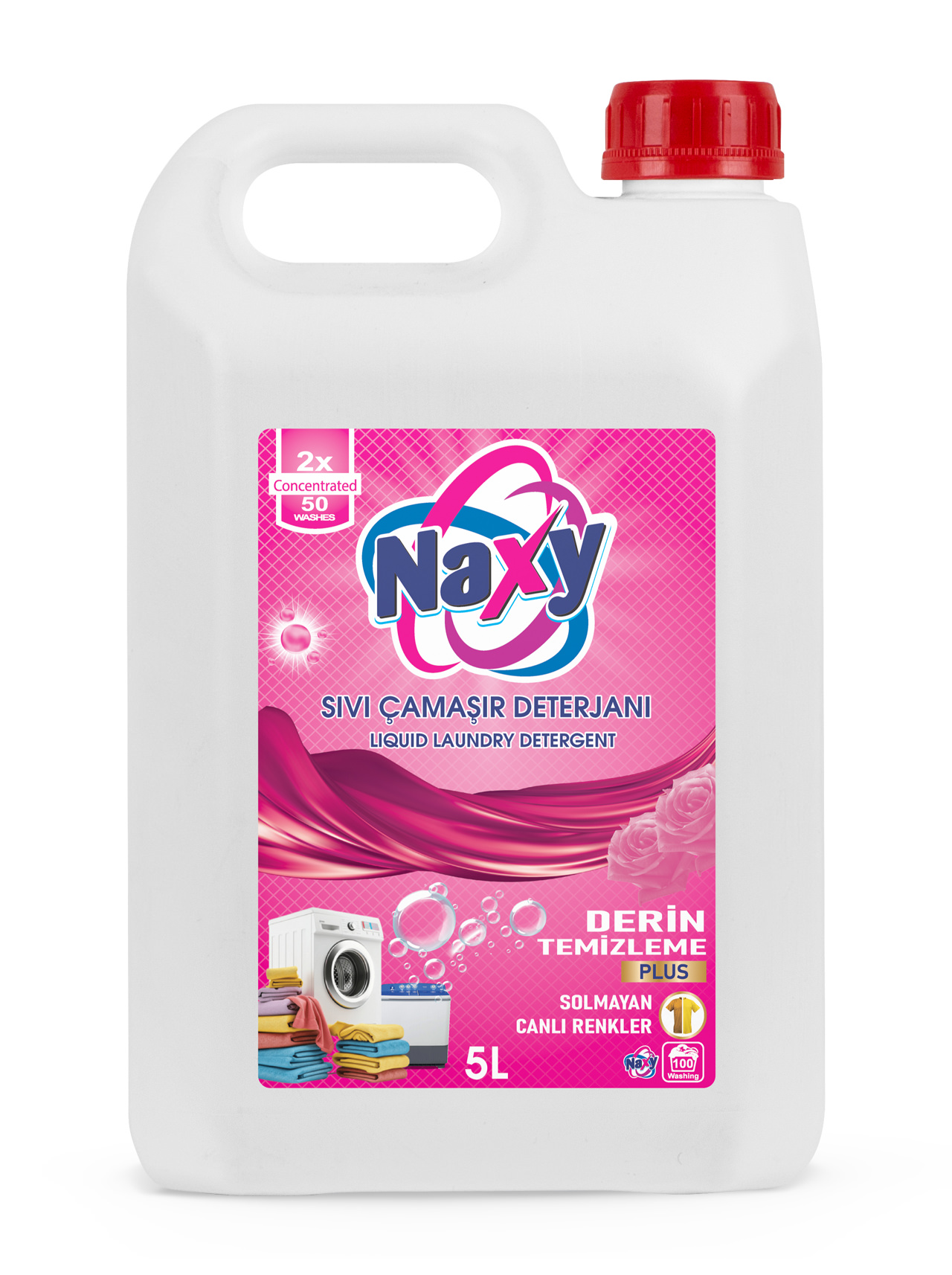 Naxy Sıvı Çamaşır Deterjanı 5 LT